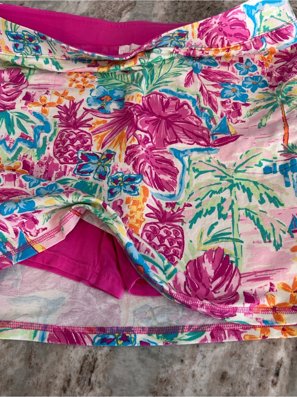 Skort Kim Gravel pockets , cotton - Picture 3 of 8